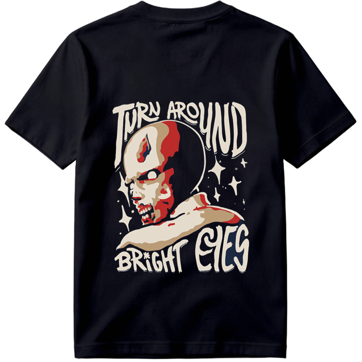 Turn Around Bright Eyes: Skull Character Design - Tee