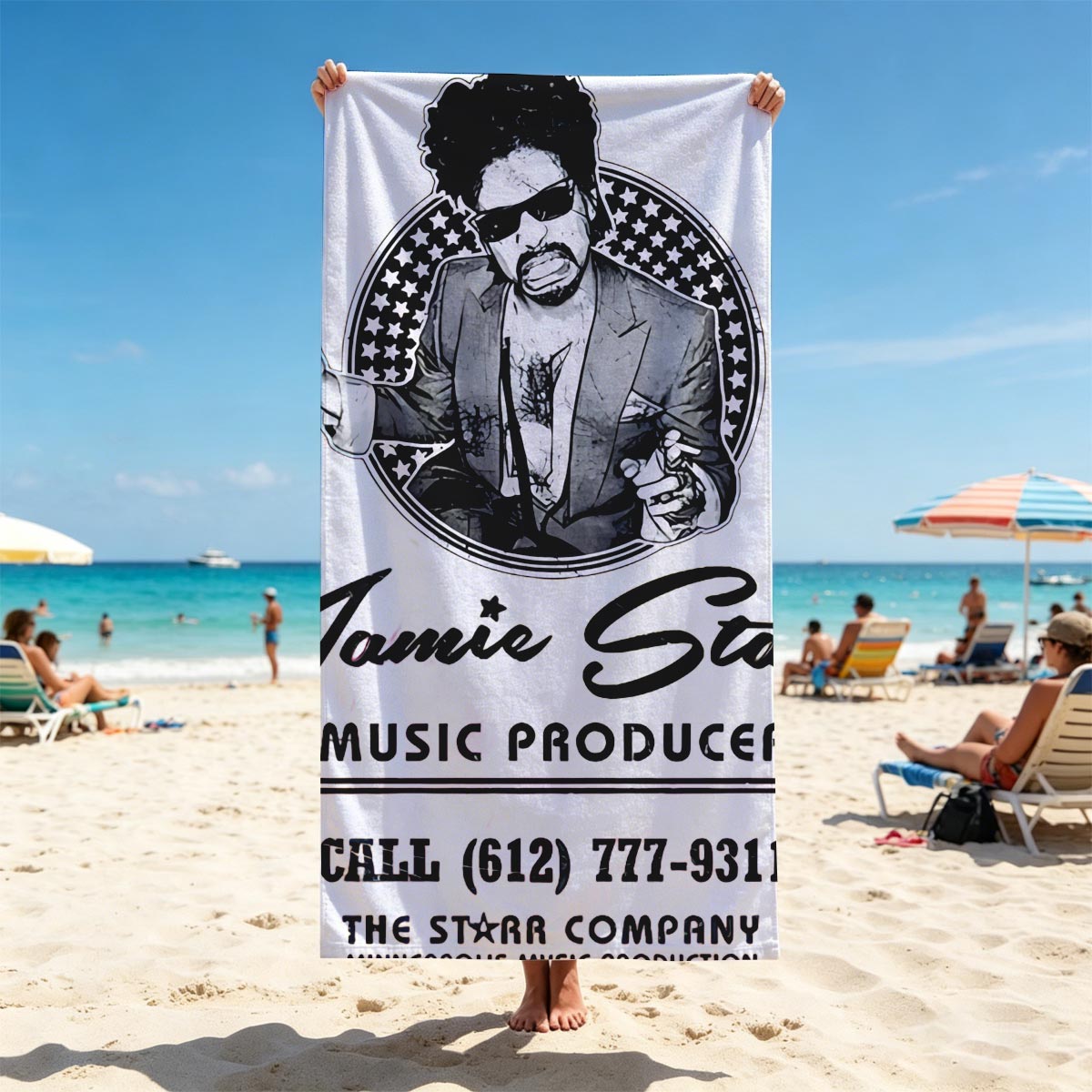 Jamie Starr Music Producer - Minneapolis Music Production - Beach towels