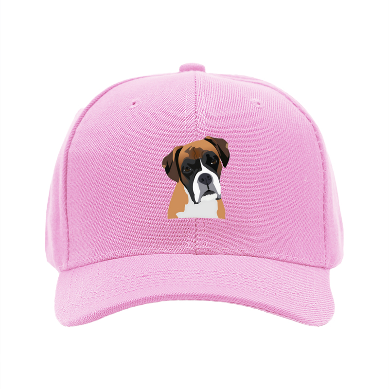 1pc New Baseball Cap Boxer Dog Print Unisex Adjustable Hat for Outdoor Activities and Casual Wear Adults and Teens Fashion Accessory
