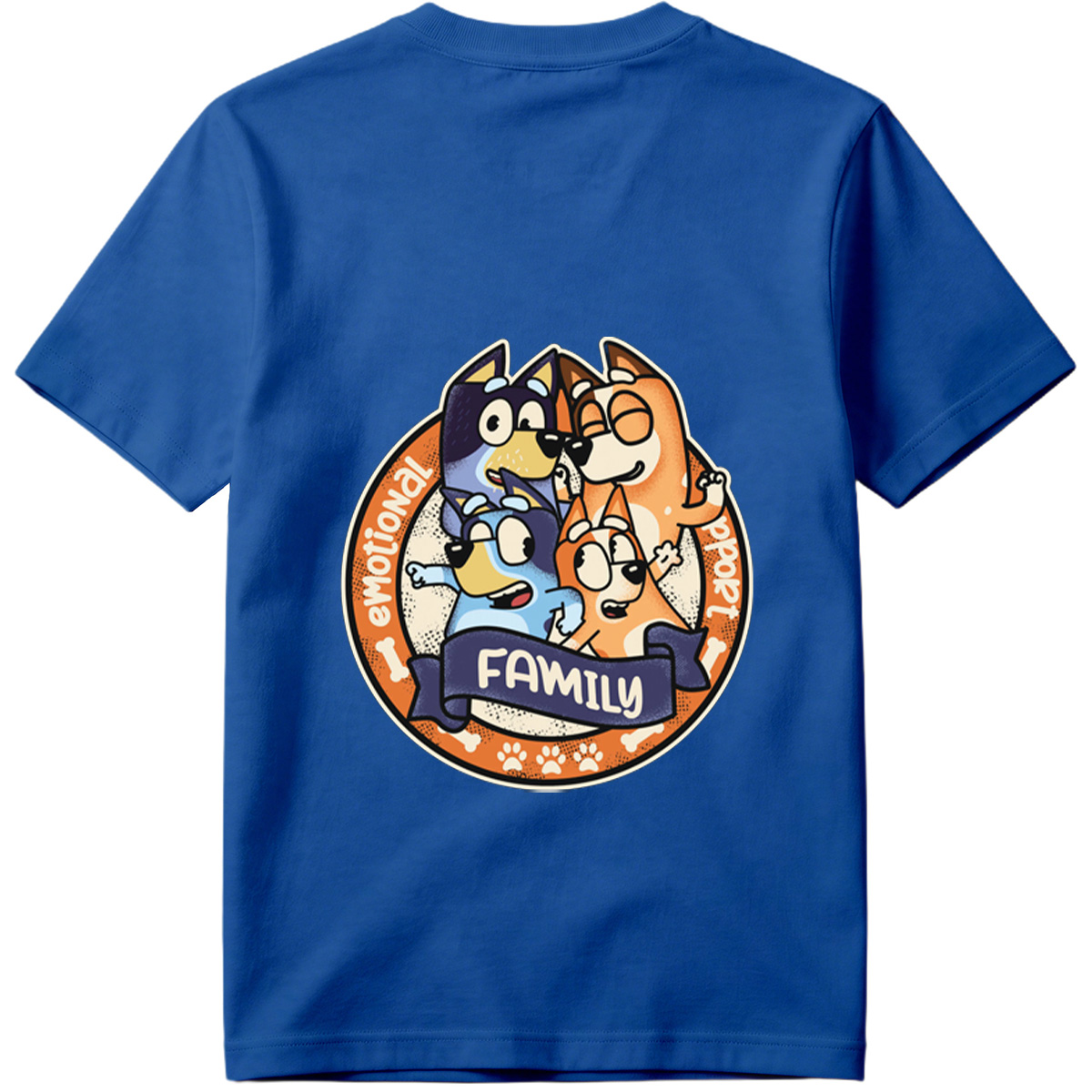 Bluey Family Emotional Support - Tee