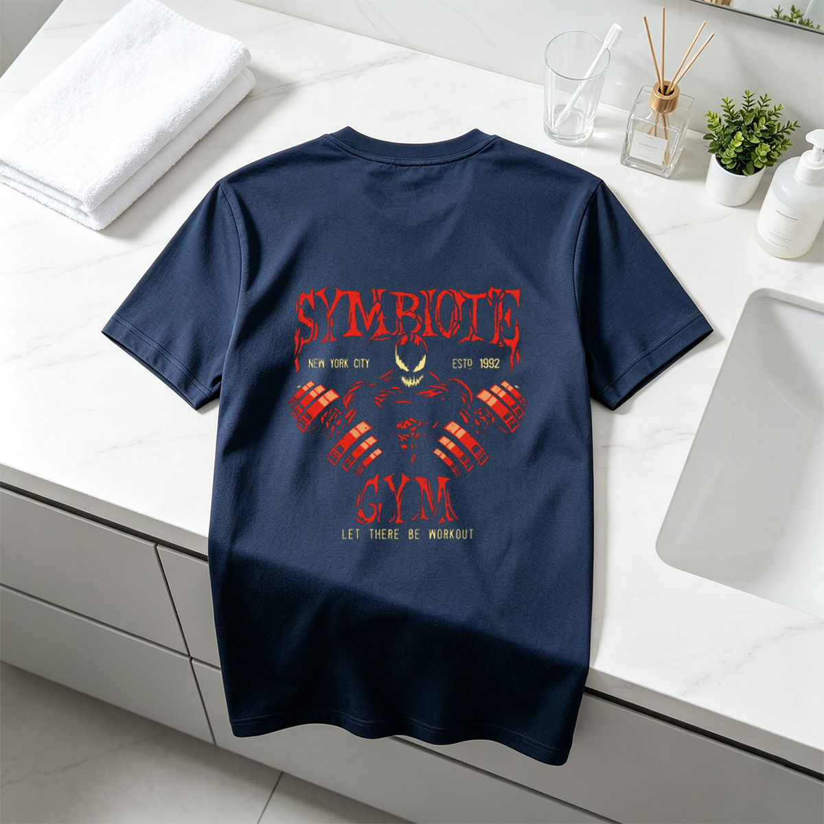 Symbiote Gym: Venom Workout Design - Tee