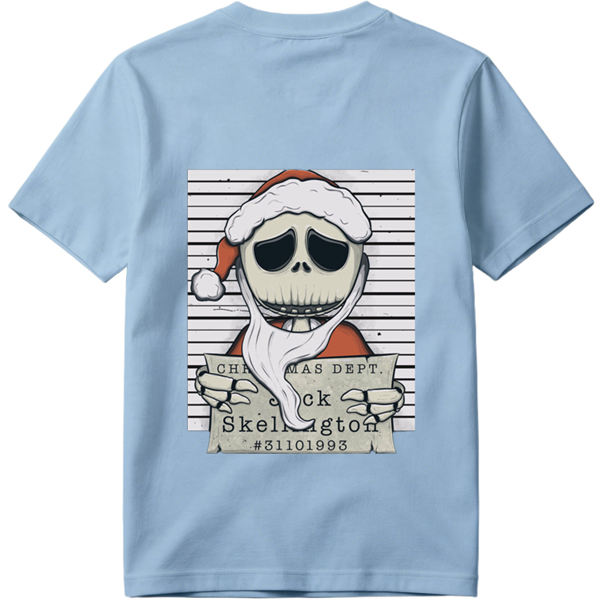 Jack Skellington Christmas Dept Mugshot - Tee