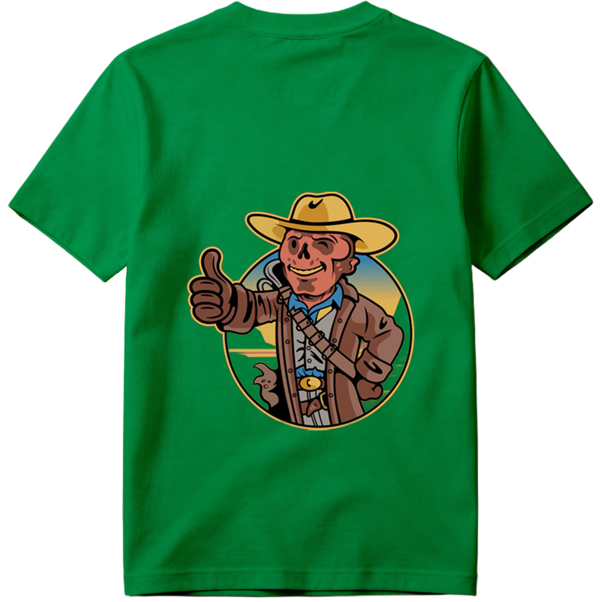 Cowboy Skeleton Thumbs Up - Tee