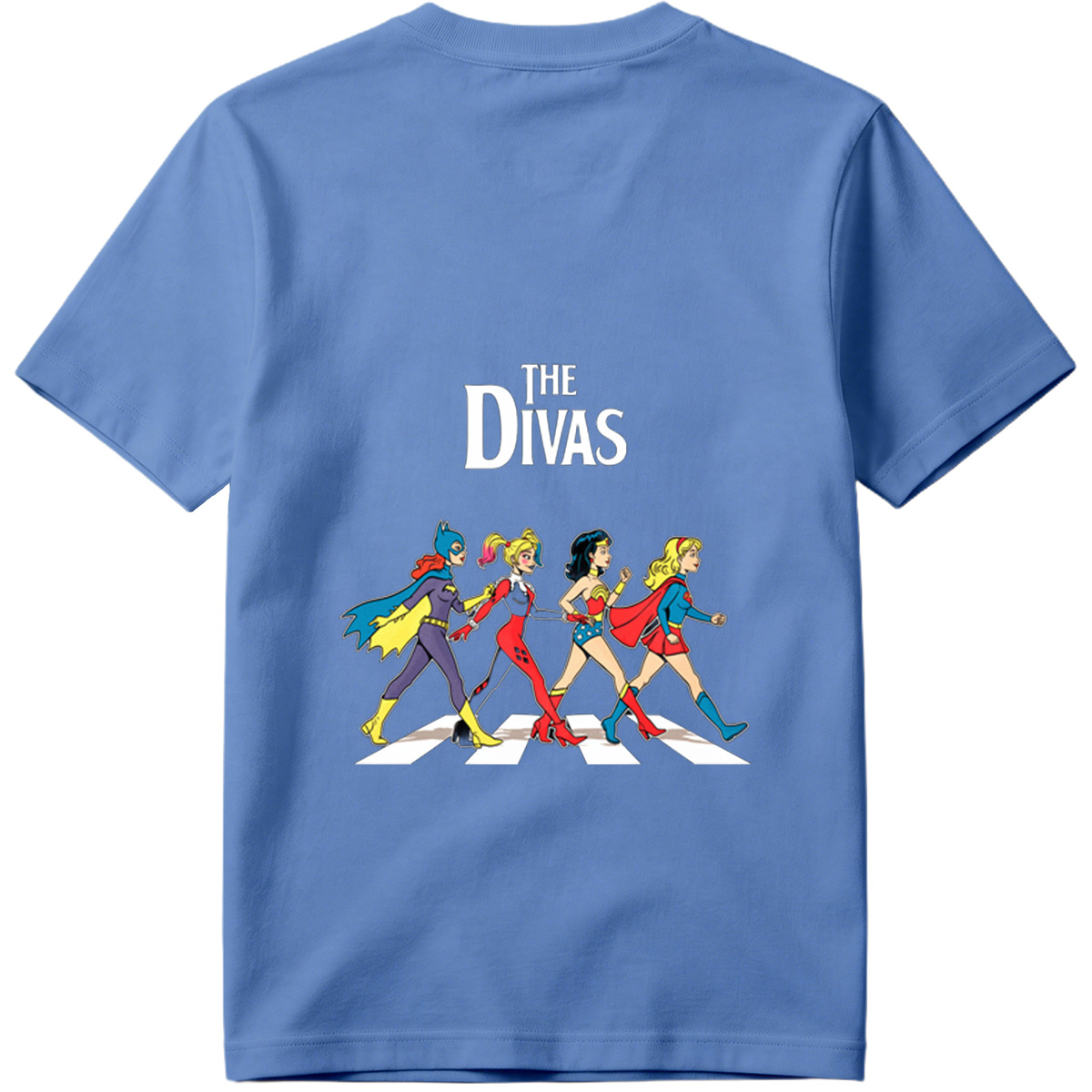 The Divas: Batgirl, Harley Quinn, Wonder Woman, Supergirl - Tee