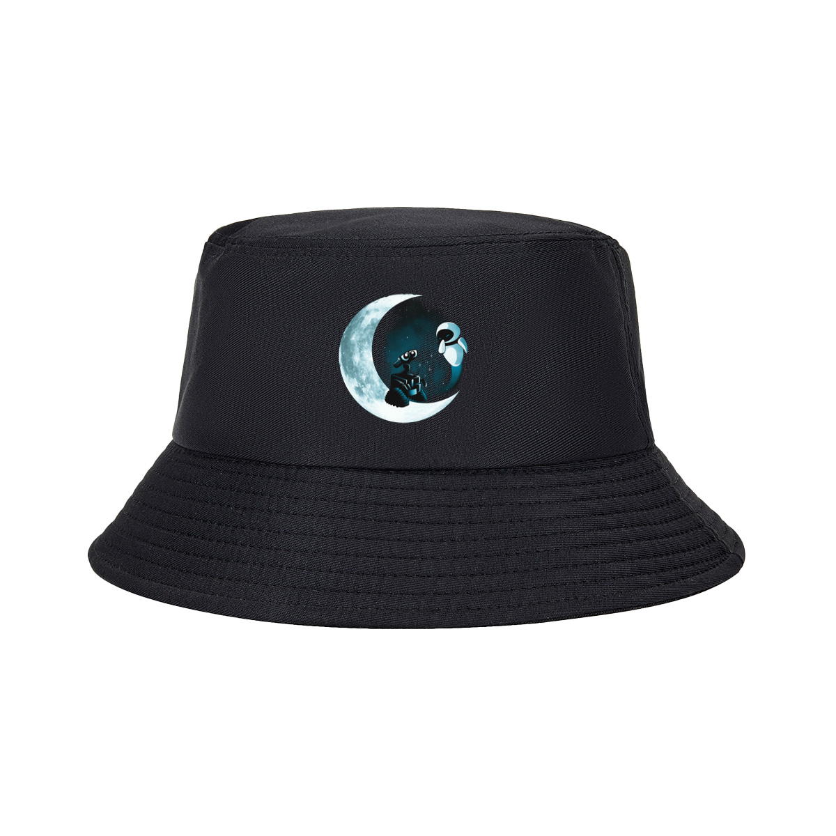 WALL-E and EVE on the Moon - Fisherman's Hat