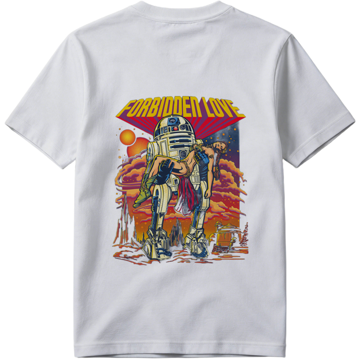Star Wars: R2-D2 and Leia Forbidden Love - Tee