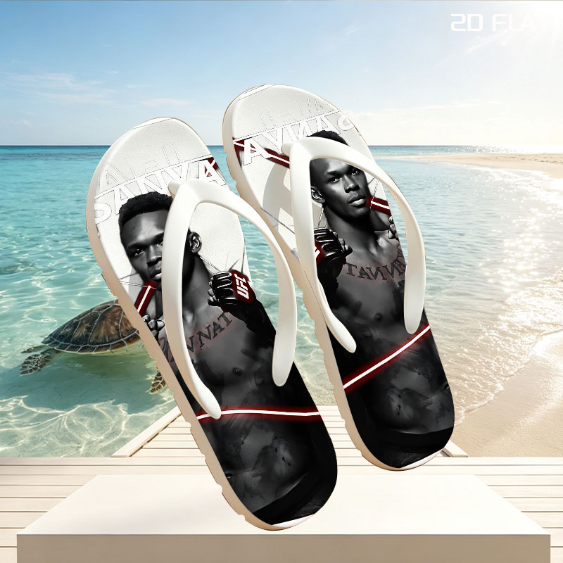Israel Adesanya UFC Fighter Portrait -  flip-flops