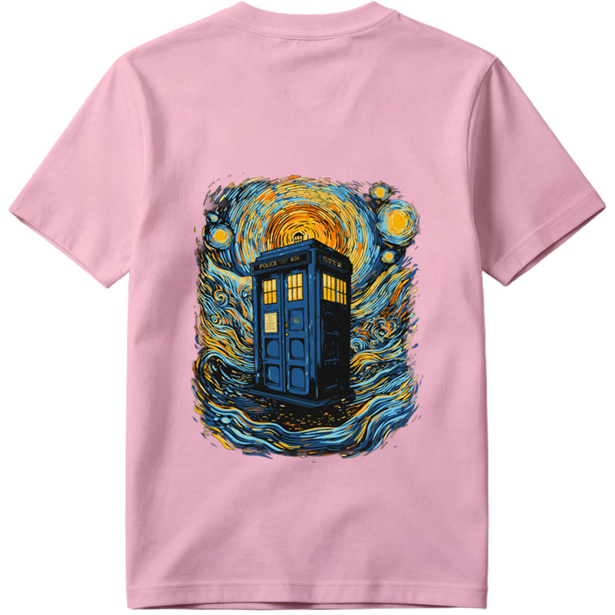 TARDIS in Starry Night - Tee