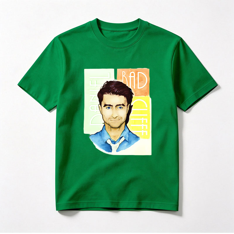 Daniel Radcliffe Portrait Art - Tee