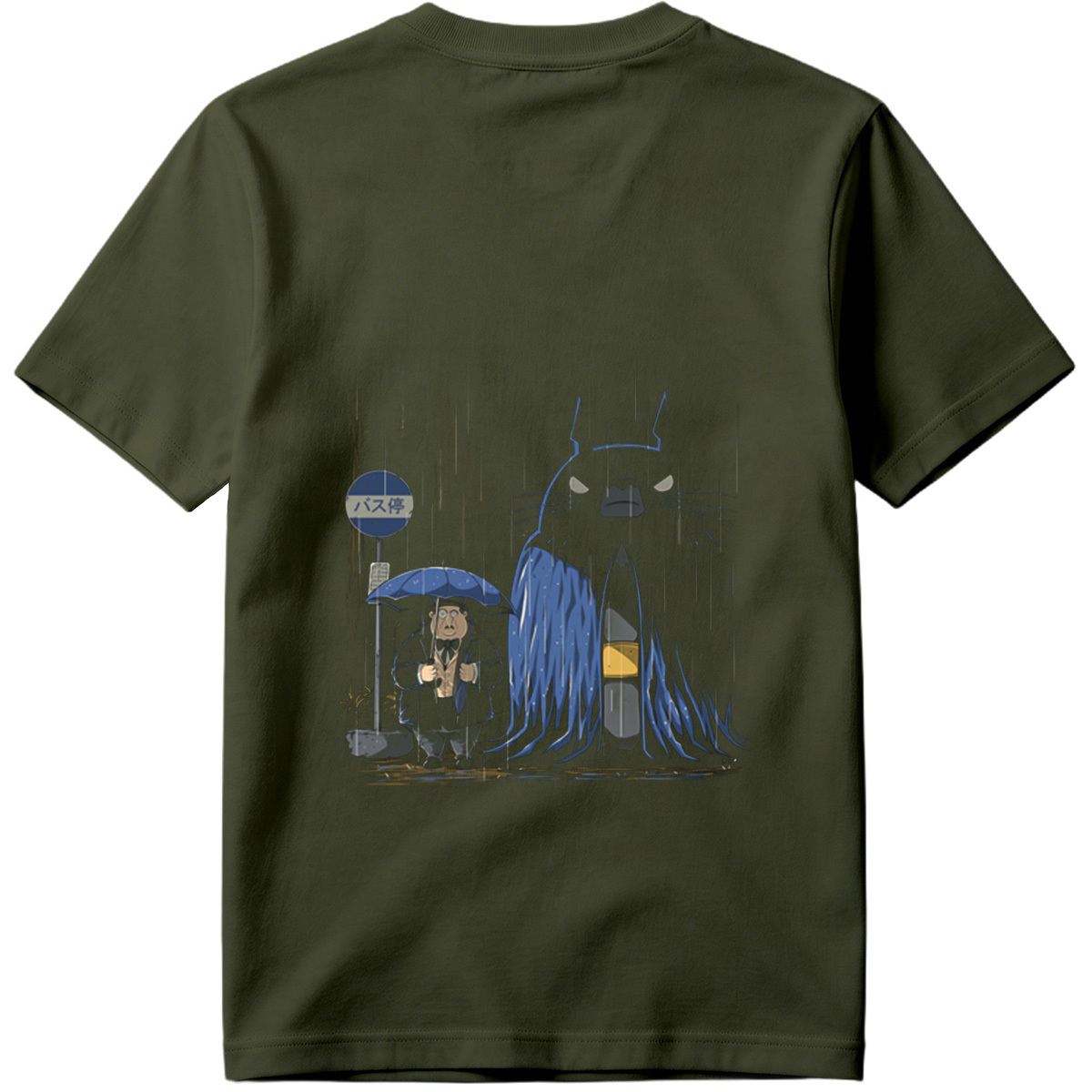 Batman and Alfred at the Bus Stop - Tee