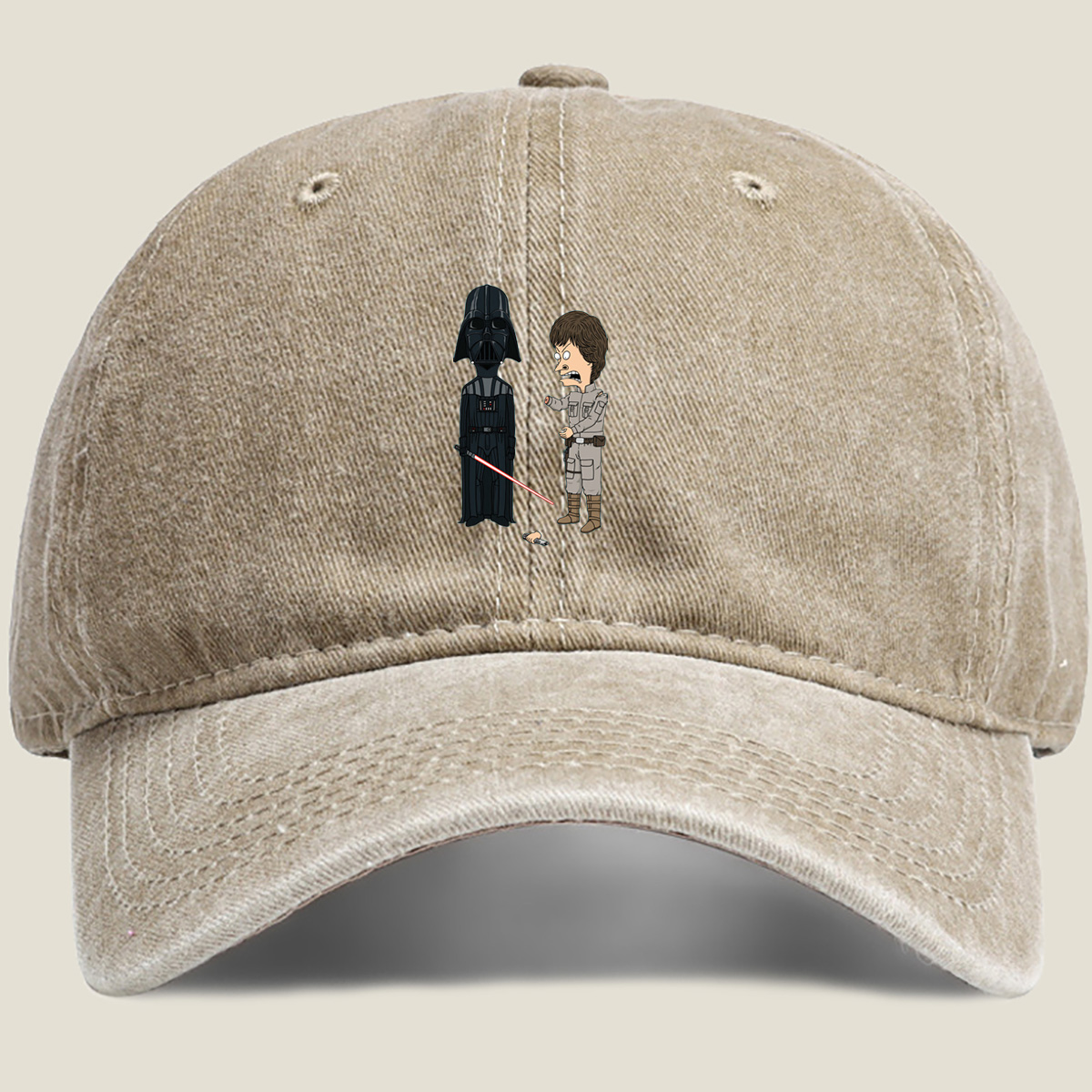 Star Wars: Darth Vader and Luke Skywalker - Washed Denim - Baseball Cap