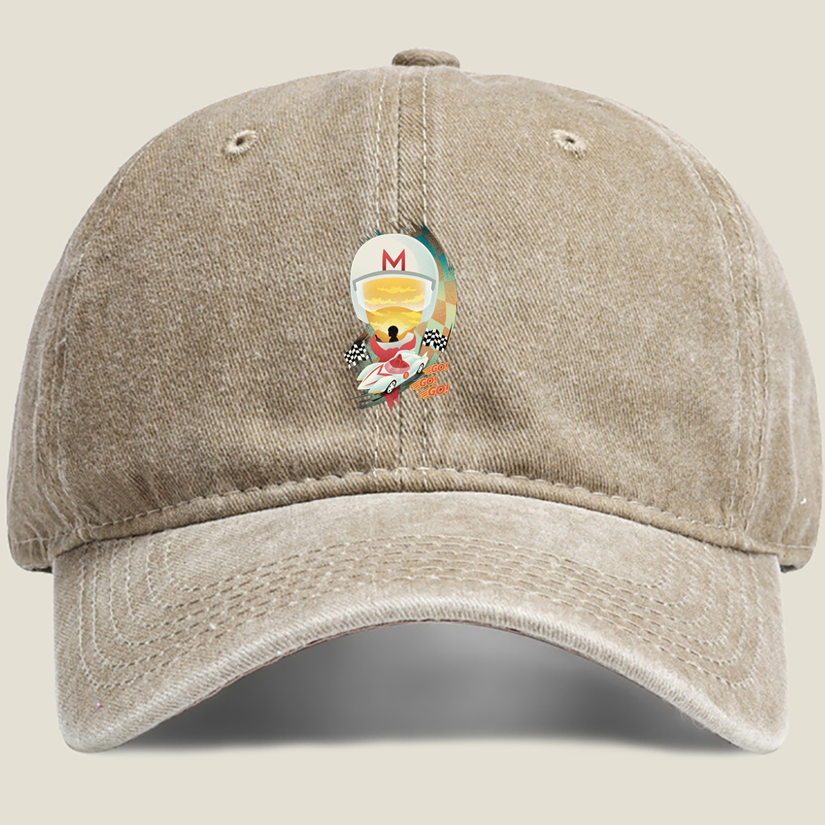 Mario Racing Adventure - Washed Denim - Baseball Cap