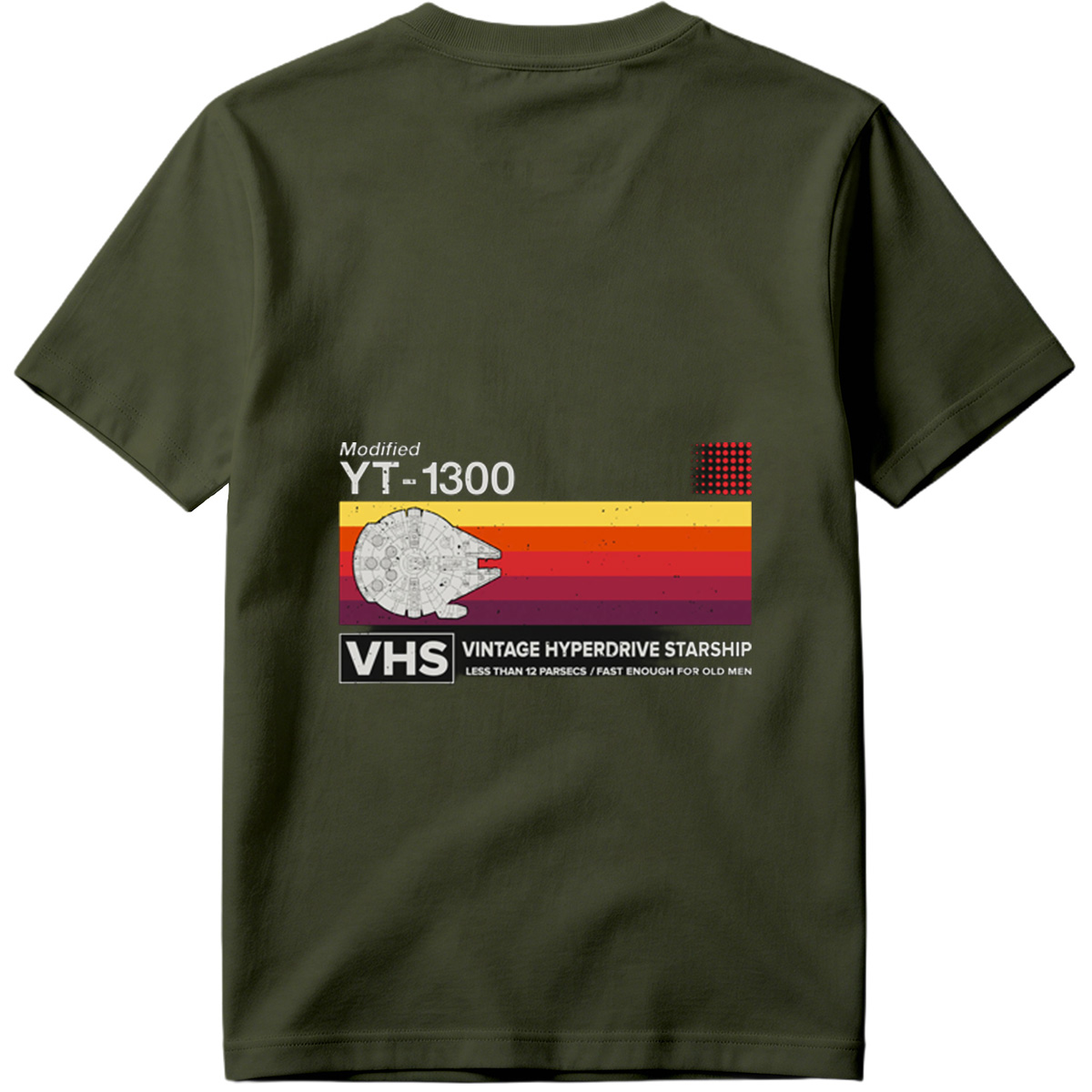 Modified YT-1300 Vintage Hyperdrive Starship: Less Than 12 Parsecs, Fast Enough for Old Men - Tee