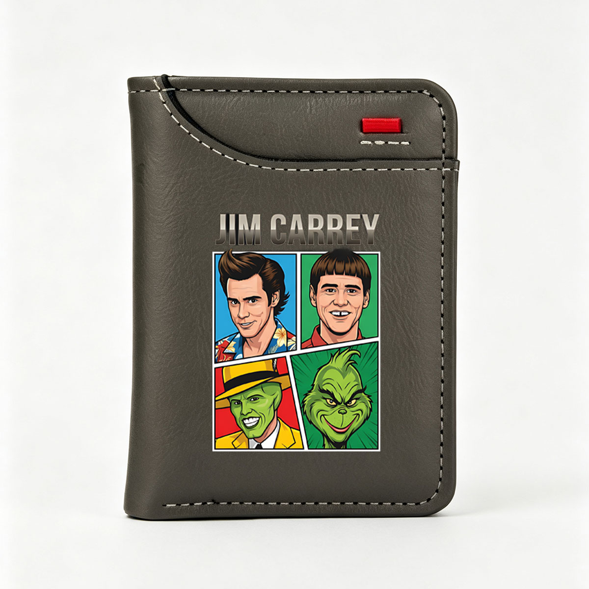 Jim Carrey: Ace Ventura, Dumb and Dumber, The Mask, The Grinch - Vertical Style Wallet