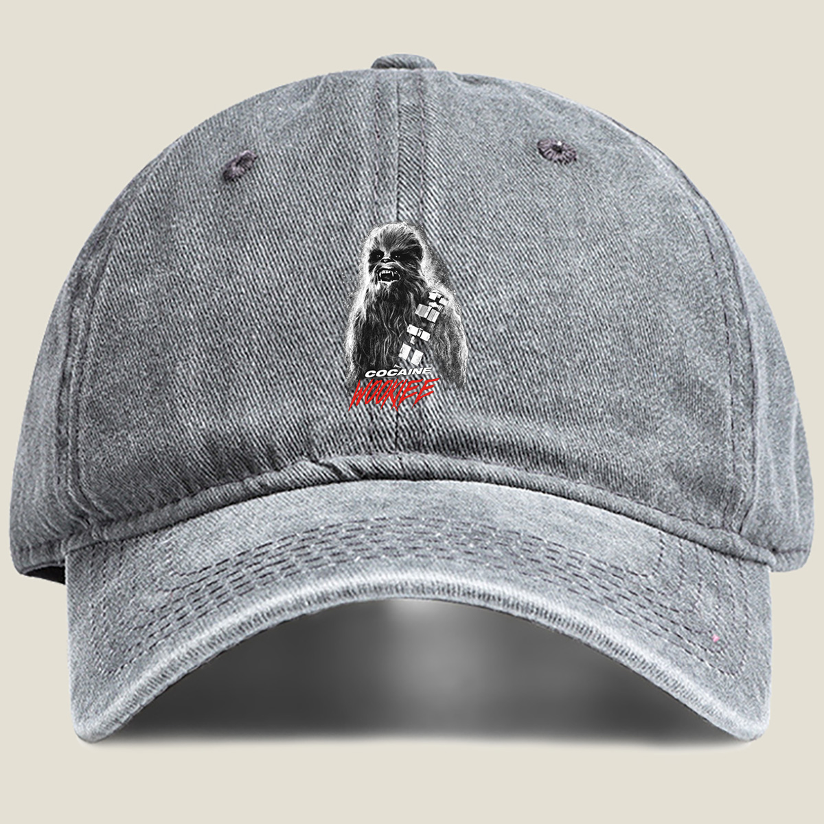 Cocaine Wookiee - Washed Denim - Baseball Cap