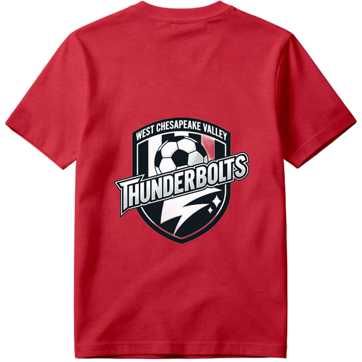 West Chesapeake Valley Thunderbolts Soccer Team Logo - Tee