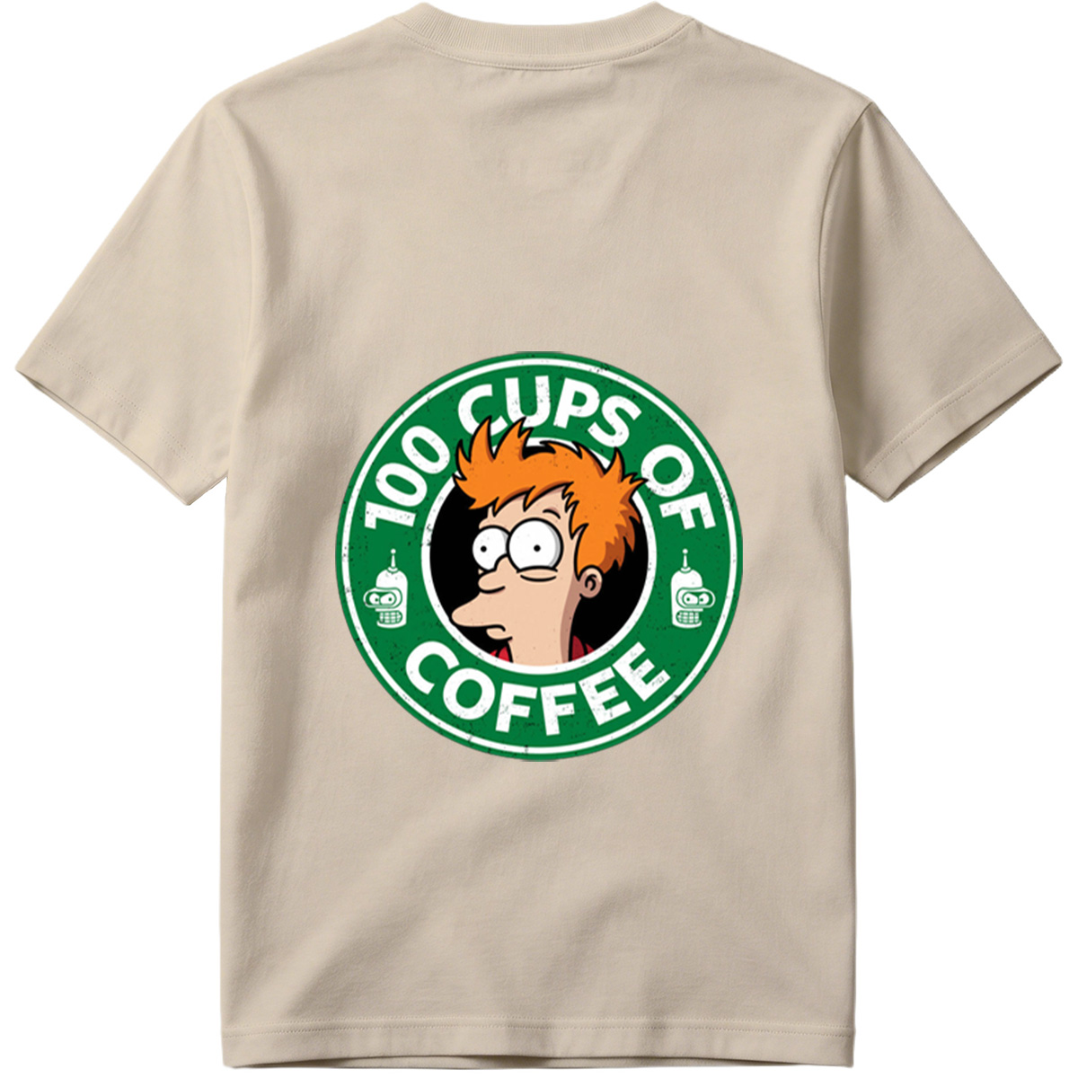 Futurama: Fry and Bender - 100 Cups of Coffee - Tee