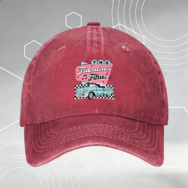 New Baseball Cap with Cute Penguin Print 
