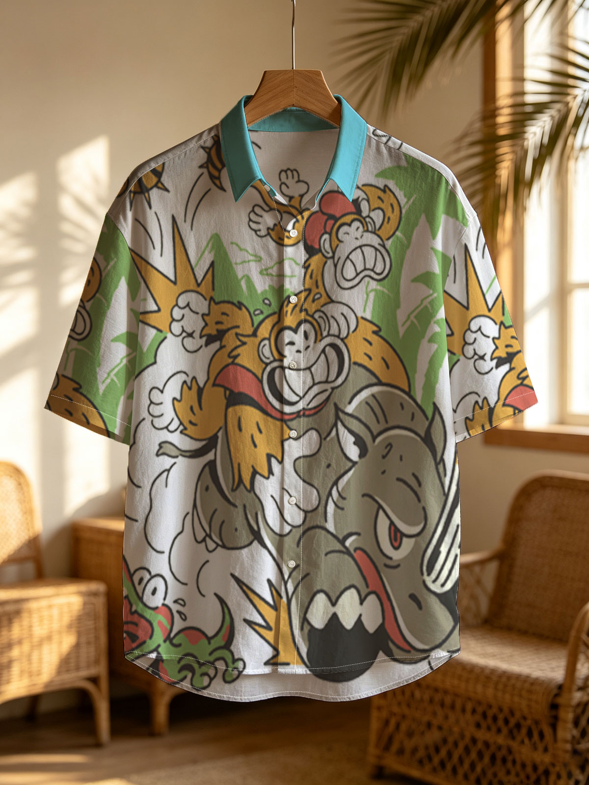Donkey Kong vs. Rhino in Jungle Chaos -  Shirt