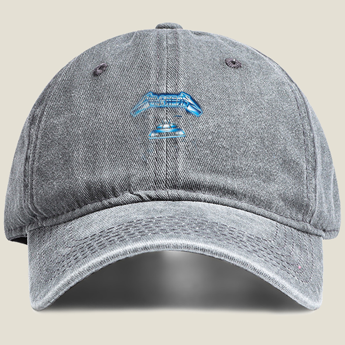 DeLorean Struck by Lightning - Washed Denim - Baseball Cap