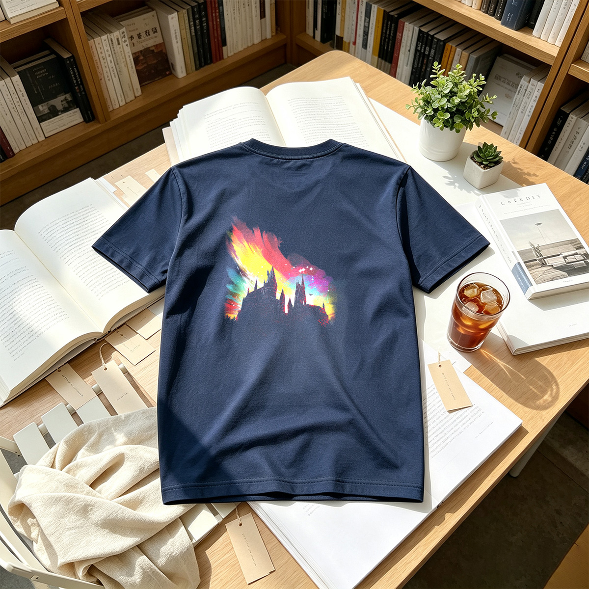 Harry Potter: Hogwarts Castle at Twilight - Tee