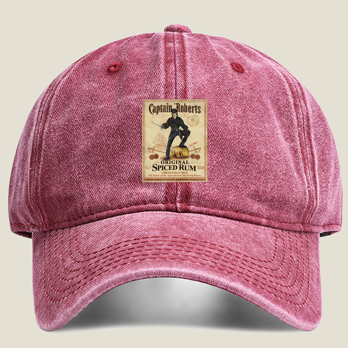 Captain Roberts Original Spiced Rum - Washed Denim - Baseball Cap