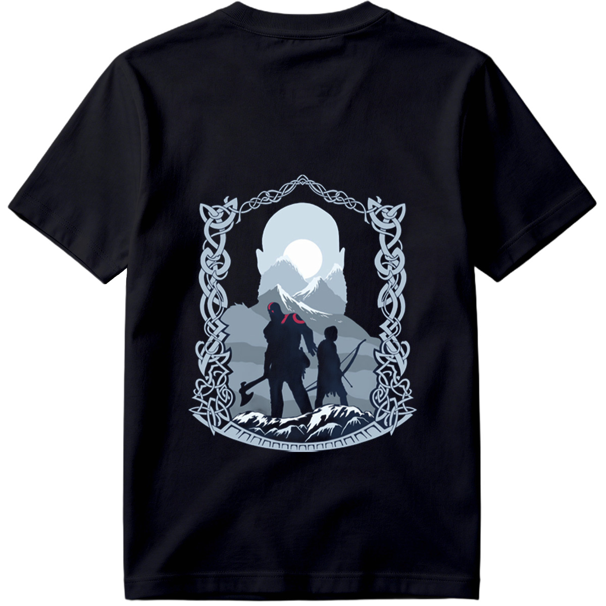Viking Warriors Under the Moonlight - Tee