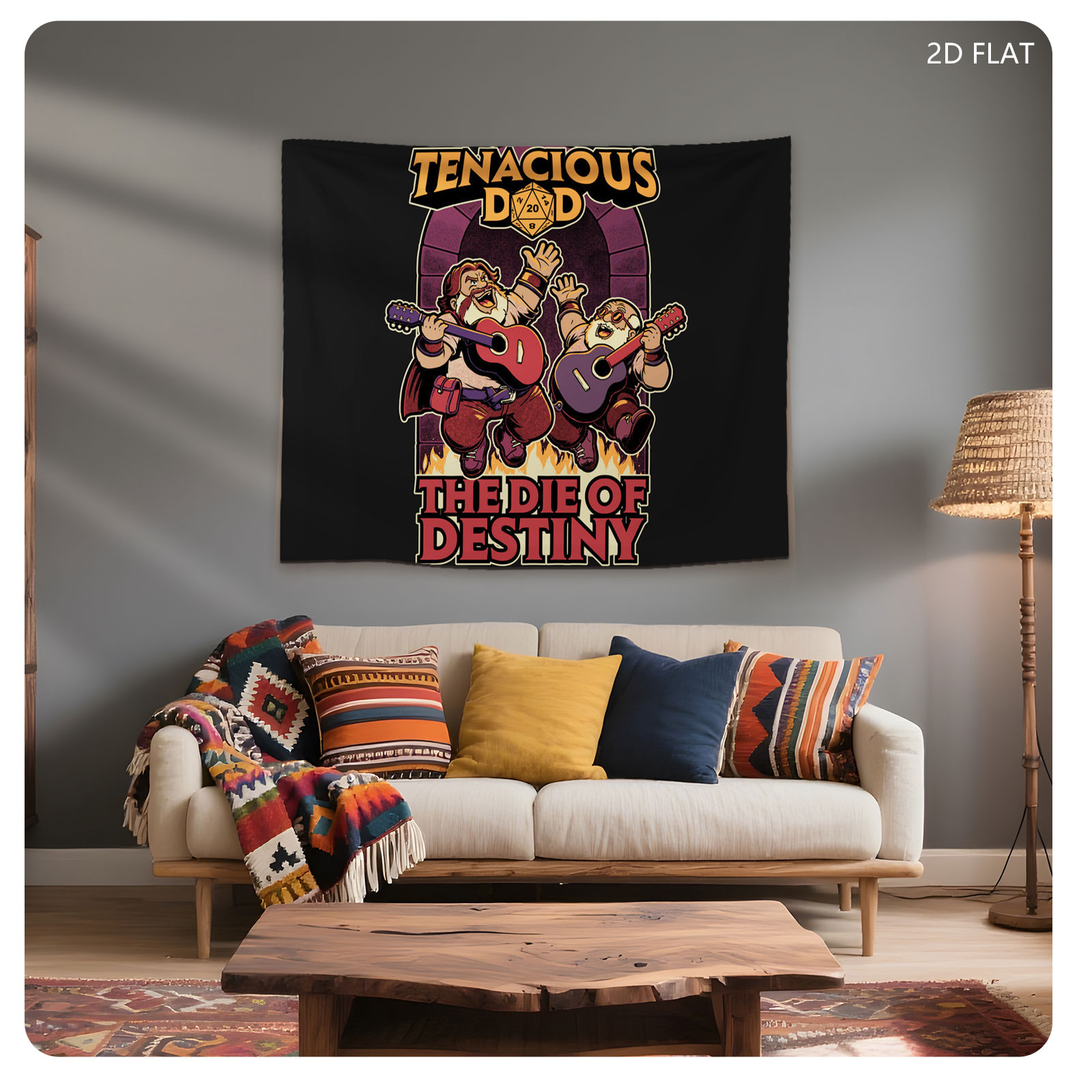 Tenacious D: The Die of Destiny - Jack Black & Kyle Gass in Fantasy Adventure - Tapestry