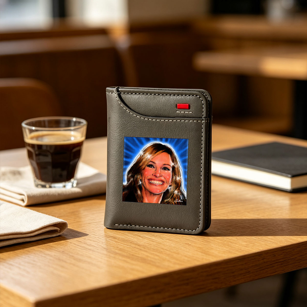 Celebrity Portrait in Pop Art Style - Vertical Style Wallet