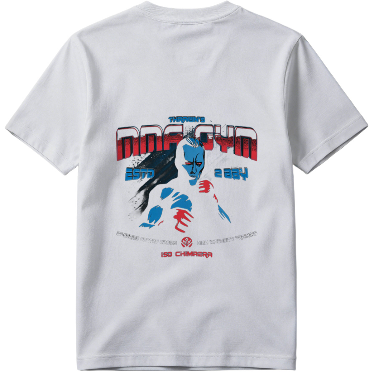Thrawn's Dark Gym: DT-Series Sentry Droids & ISD Chimera - Tee