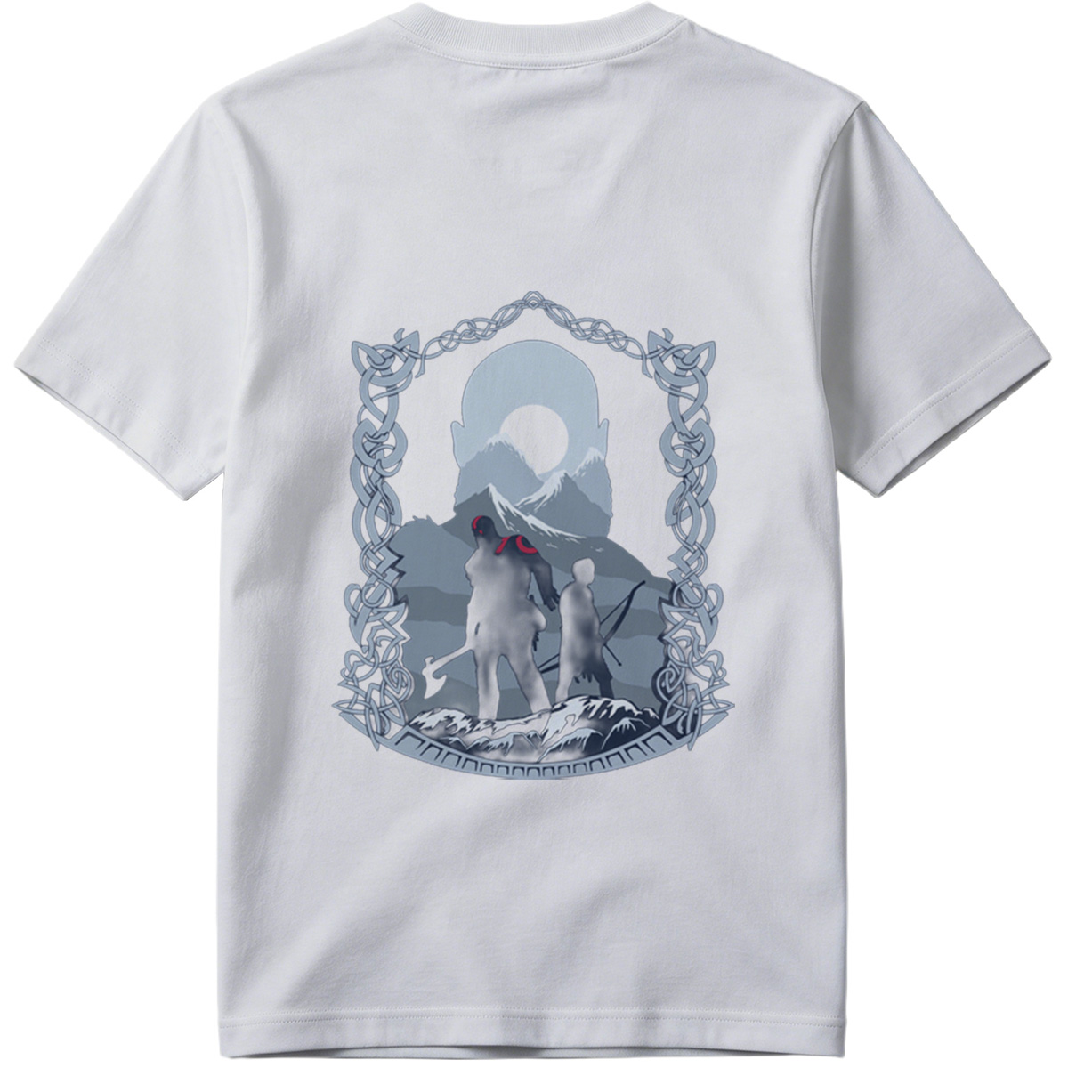 Viking Warriors Under the Moonlight - Tee