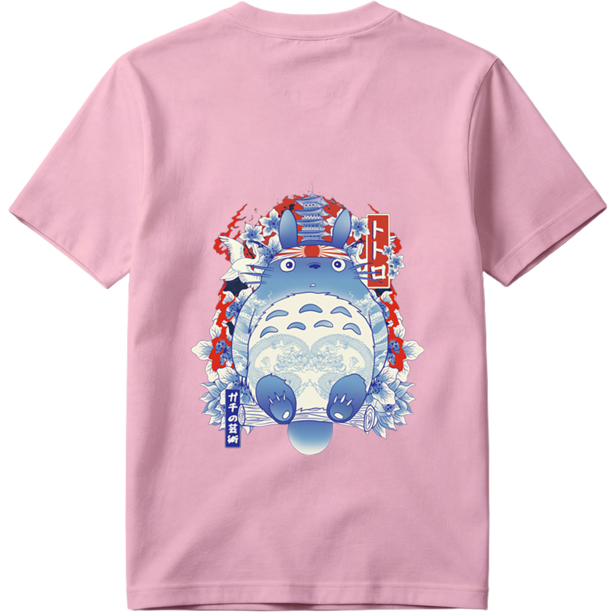 Totoro in Traditional Japanese Art Style - Tee