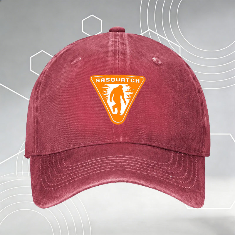 New Baseball Cap with Batting Silhouette Print and 