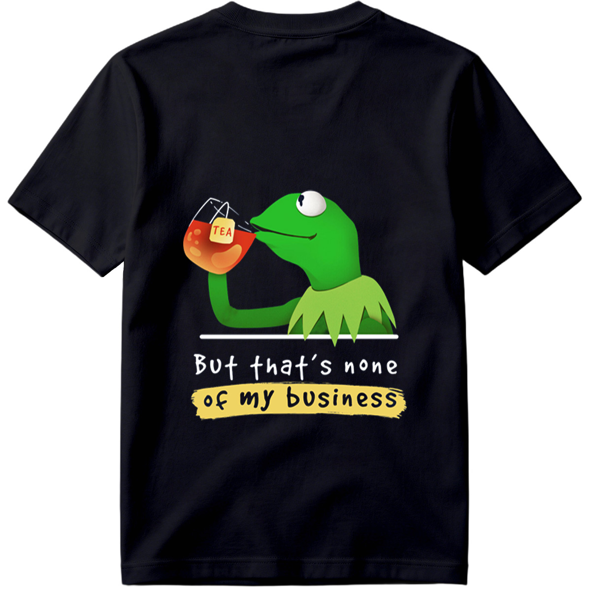 Kermit the Frog Sipping Tea: 