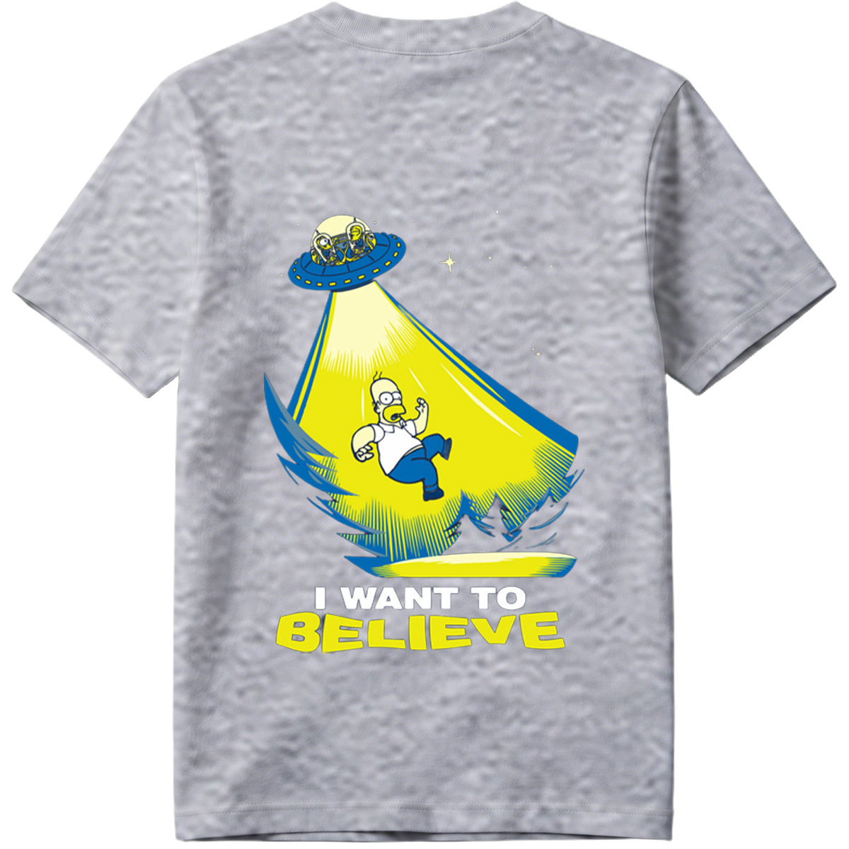 The Simpsons Homer Abduction I Want to Believe - Tee
