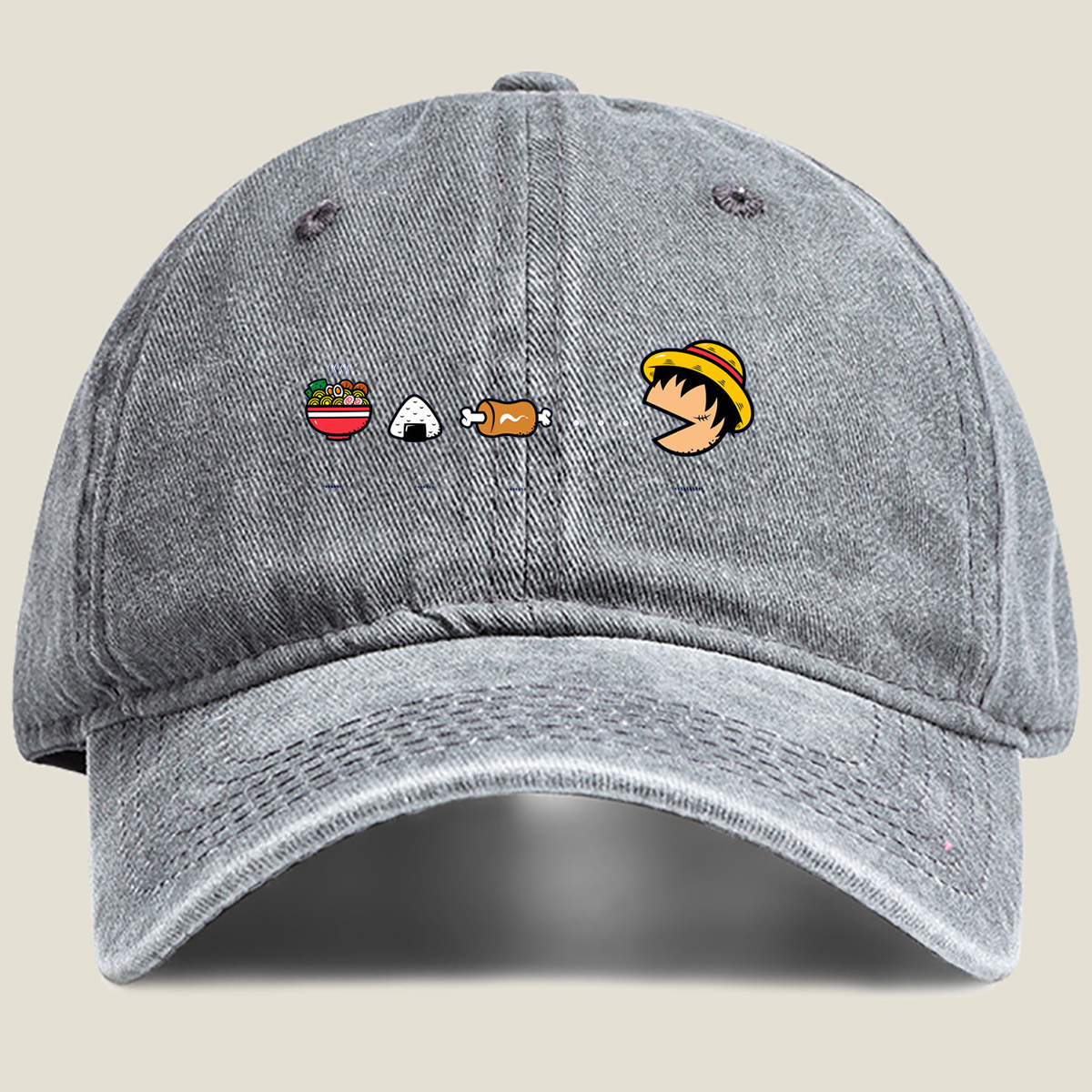 One Piece: Luffy and Food Adventure - Washed Denim - Baseball Cap