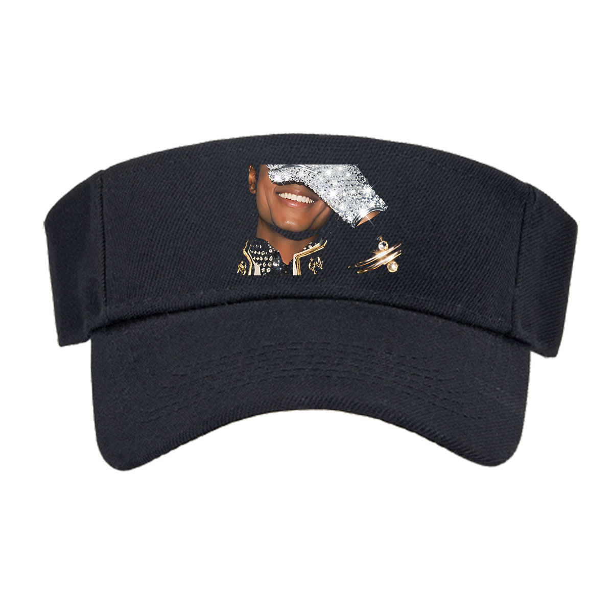 Michael Jackson in Iconic Sparkling Glove and Military-Inspired Jacket -  Visor cap