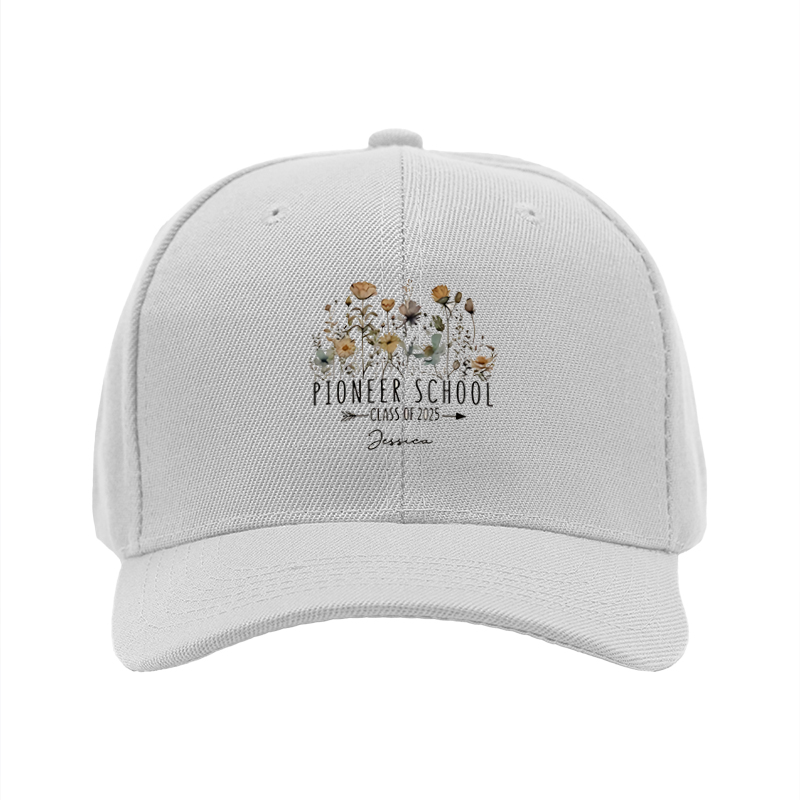 1pc New Baseball Cap with Dried Flowers and 