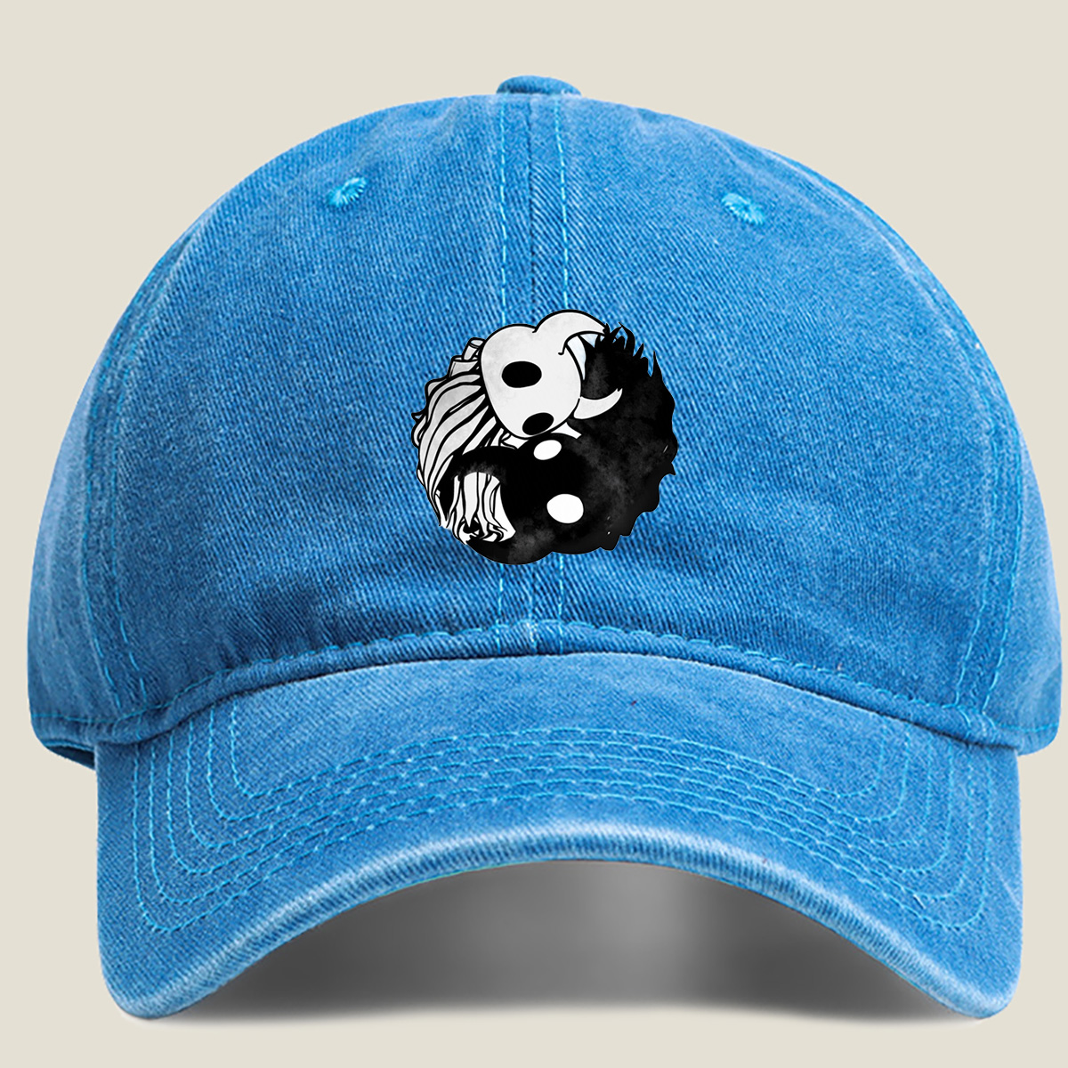 Sonic the Hedgehog: Yin Yang Design - Washed Denim - Baseball Cap