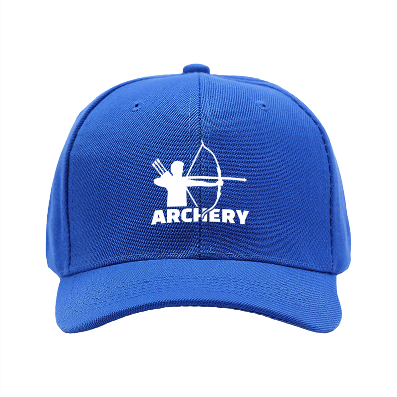1pc New Baseball Cap with Archery Print and Bold Lettering Unisex Adjustable Hat for Outdoor Sports and Casual Wear Suitable for Adults Who Love Adventure and Active Lifestyle