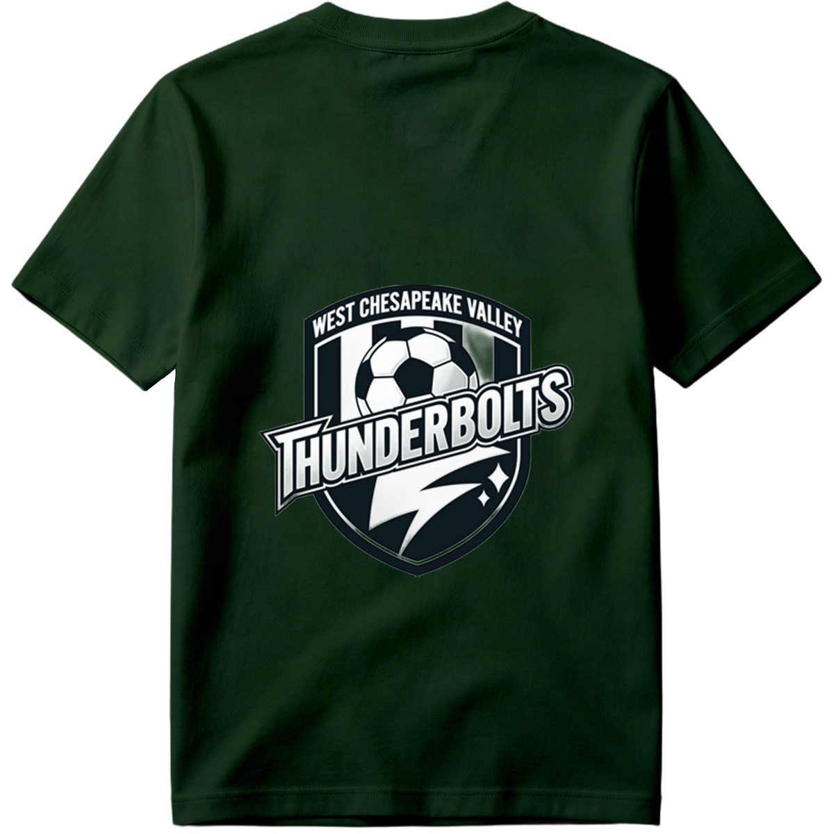 West Chesapeake Valley Thunderbolts Soccer Team Logo - Tee
