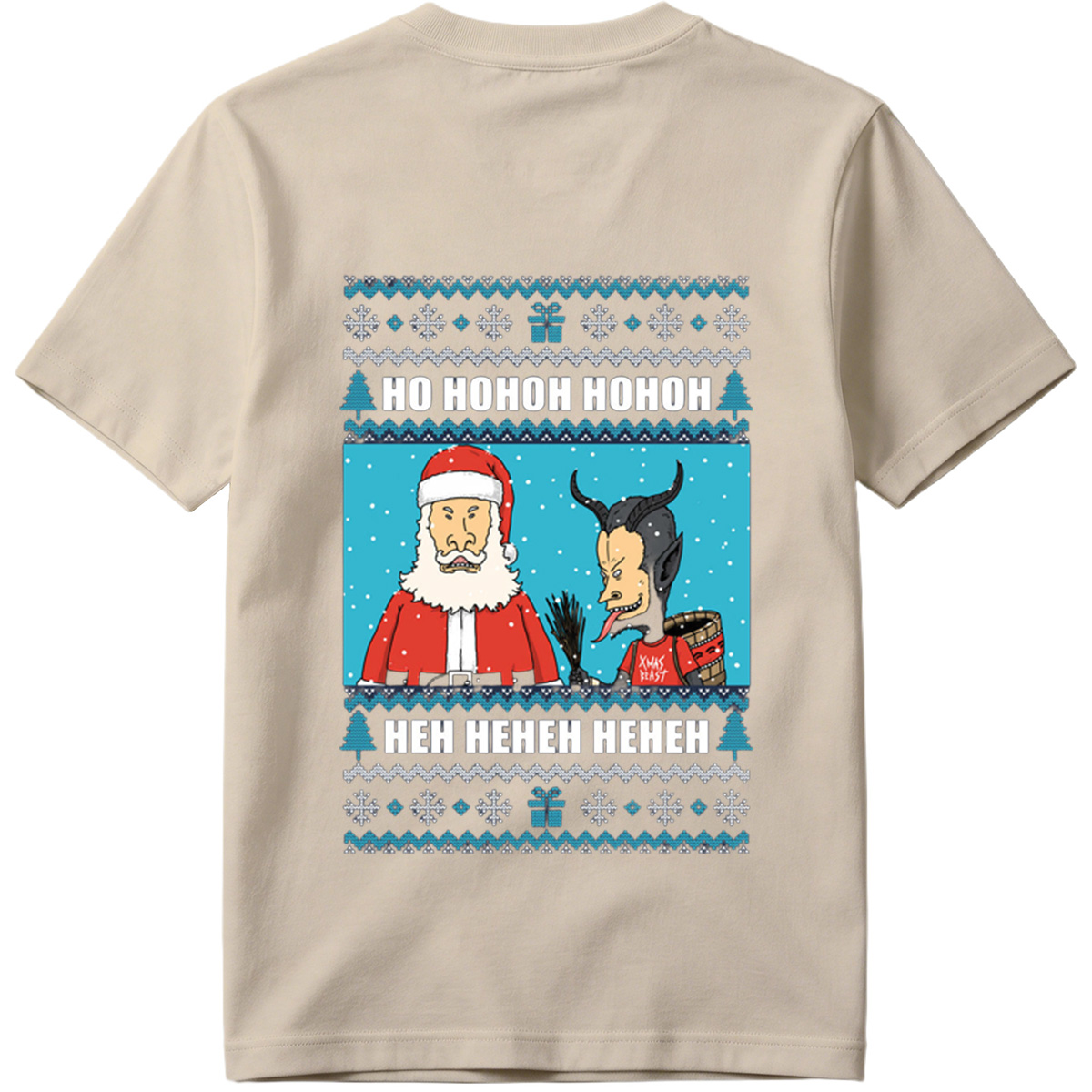Santa and the Xmas Beast: Ho Ho Ho, Heh Heh Heh - Tee