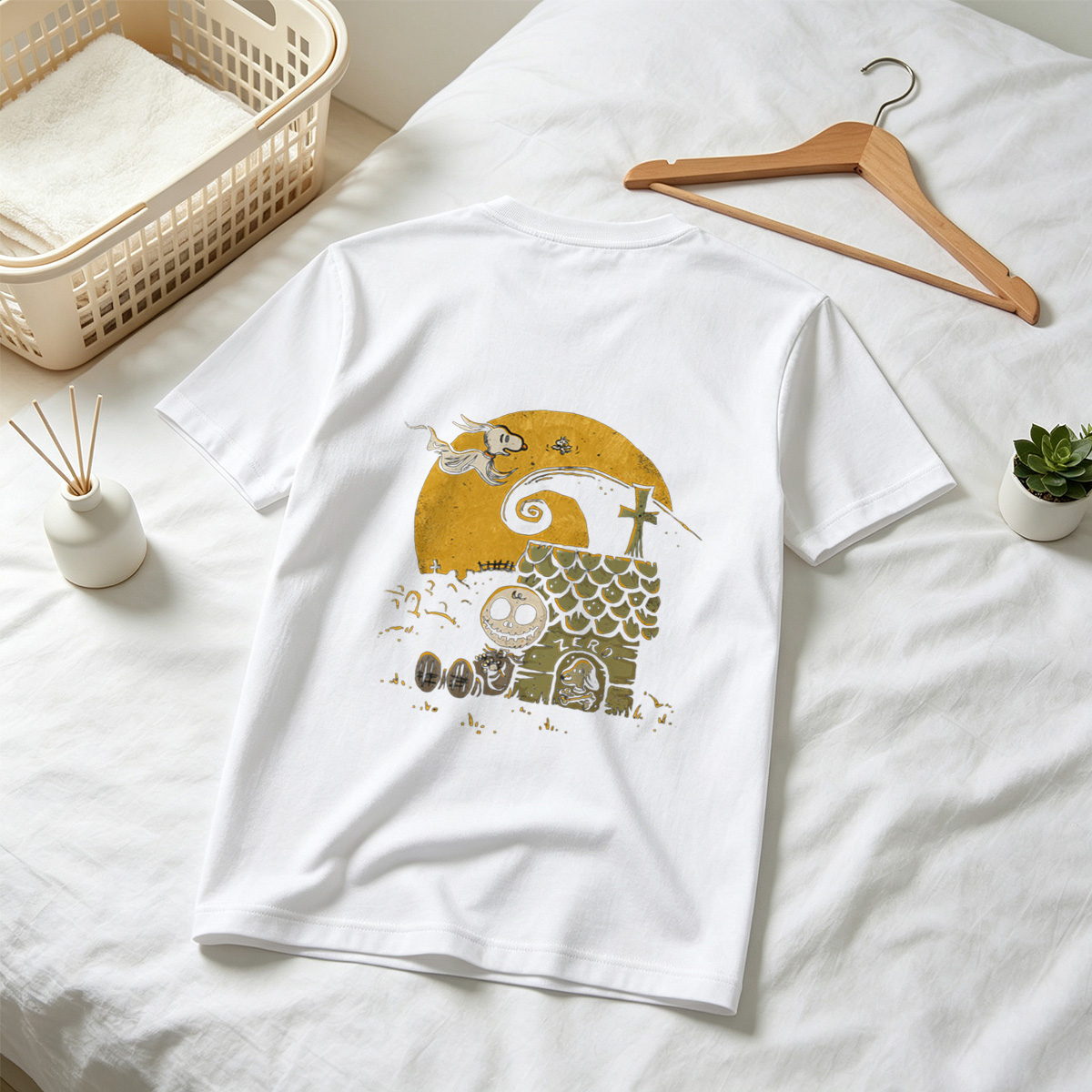 The Nightmare Before Christmas: Jack Skellington and Zero - Tee