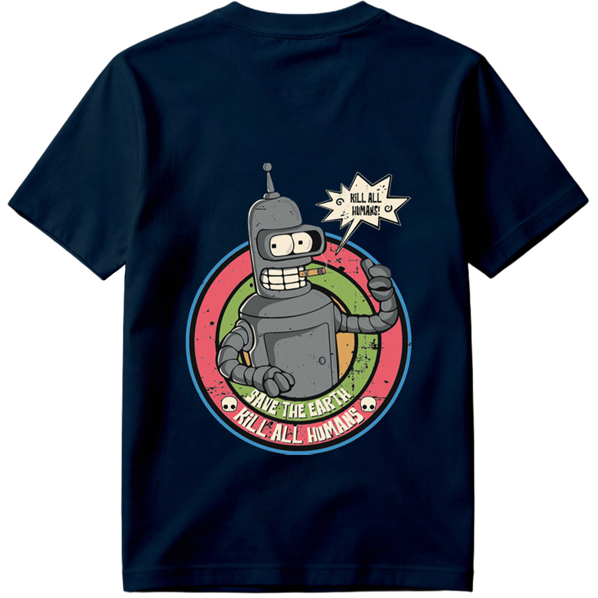 Futurama Bender: Save the Earth, Kill All Humans - Tee