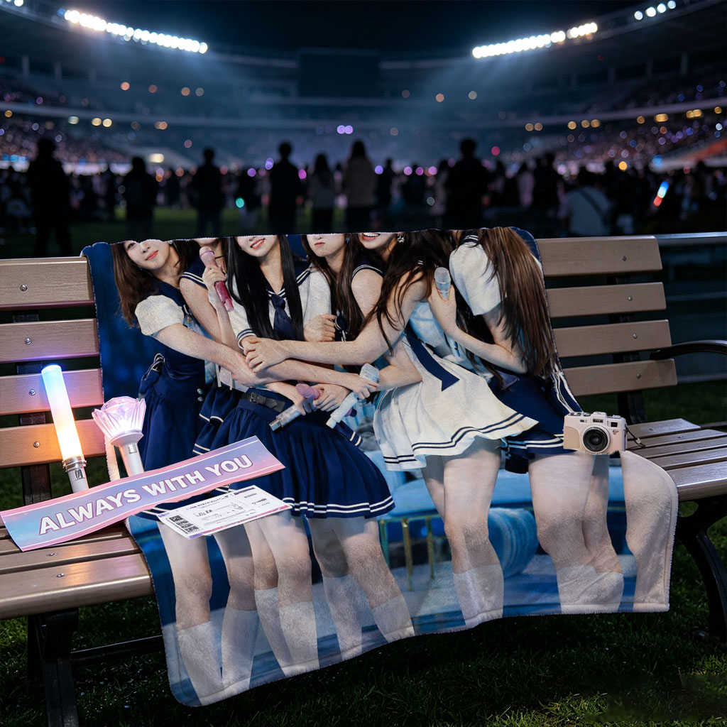 IVE in Sailor Outfits on Stage at Concert Performance - Blankets