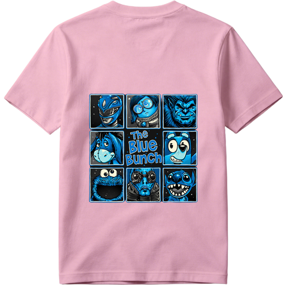 The Blue Bunch: A Collection of Blue Characters - Tee