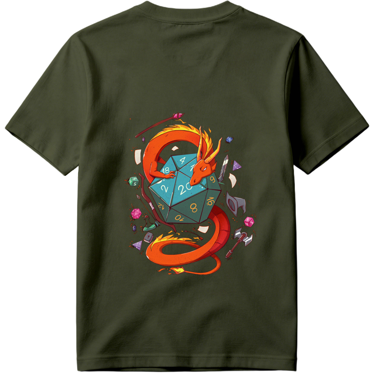 Dragon and D20: Fantasy Adventure - Tee