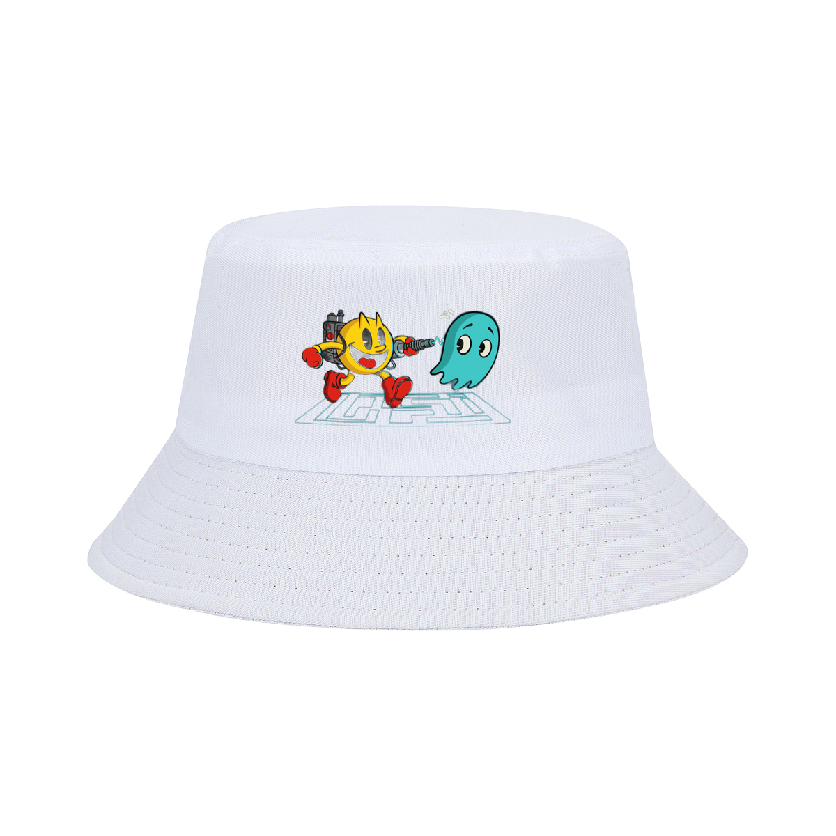 Pac-Man and Ghost in Action - Fisherman's Hat
