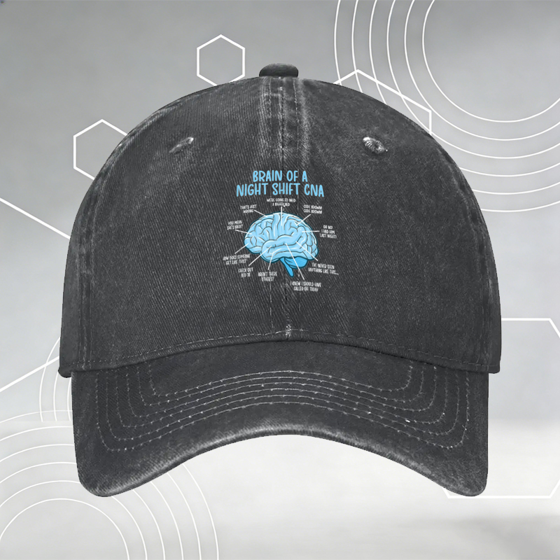 New Baseball Cap with Eagle and Wolf on Truck Print 