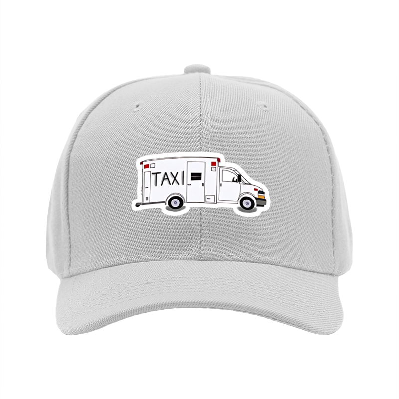1pc New Baseball Cap with Taxi Van Print Design Unisex Adjustable Hat for Outdoor Activities and Daily Wear Suitable for Adults and Teens